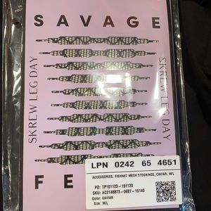 Madame X Fishnet Thigh High Stockings sz m/l